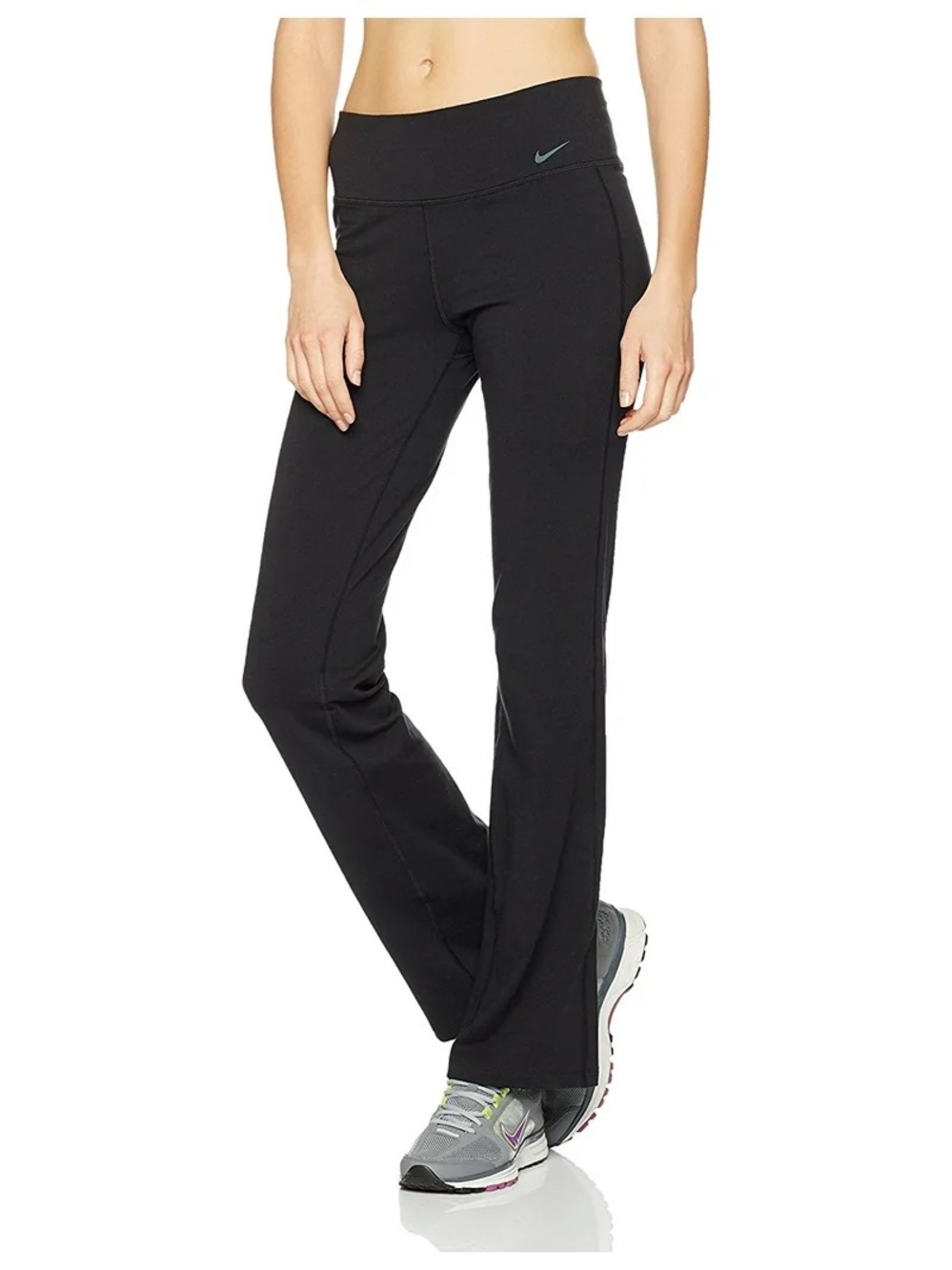 Nike Dri-FIT Classic Fit Training Mid-Rise Flare Yoga Leggings Bootcut Size XS